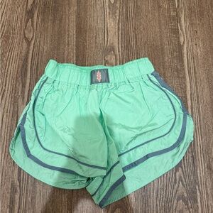 Free People Movement Green Women's Athletic Shorts